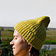  шапка-тыковка серая графит с отворотом и длинной макушкой. Шапки. knitting4you. Ярмарка Мастеров.  Фото №5