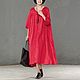 Dress cozy women's bright red. Dresses. Buykud. Online shopping on My Livemaster.  Фото №2