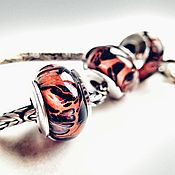 Украшения handmade. Livemaster - original item Glass bead " Fire dragon". Handmade.