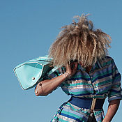 Сумки и аксессуары handmade. Livemaster - original item Italian women`s cowhide bag with decorative embossing. Handmade.