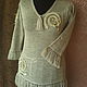 fine linen tunic-related items on the machine.Sleeve 2\3 very comfortable.
