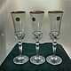 Champagne Glass set 3pcs Italy Vintage, Vintage glasses, Ekaterinburg,  Фото №1
