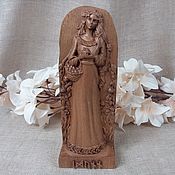 Для дома и интерьера handmade. Livemaster - original item Idunn goddess of eternal youth, a statuette made of wood. Handmade.