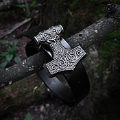 Аксессуары handmade. Livemaster - original item Thor`s Hammer — belt with buckle. Handmade.