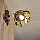 Order Autumn oak wall lamp for porch. Elena Zaychenko - Lenzay Ceramics. Livemaster. . Sconce Фото №3