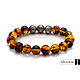 Men's and women's bracelet made of Baltic amber with silver charms. Bead bracelet. Wingerski. Online shopping on My Livemaster.  Фото №2