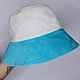 Order Blue Suede Panama Hat. Lollypie - Modiste Cat. Livemaster. . Panama Фото №3