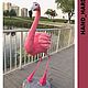 Розовый фламинго. 3D фигура из пенопласта. Декор. Артем Столяров. Интернет-магазин Ярмарка Мастеров.  Фото №2