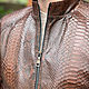 Men's jacket made of genuine Python leather. Mens outerwear. exotiqpython. My Livemaster. Фото №4