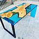 Рабочий стол из смолы. Столы. Loftmarket. Ярмарка Мастеров.  Фото №6