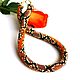 Harness beaded 'Honey snake', Necklace, Ryazan,  Фото №1