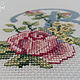 Embroidery 'Monogram'. Pictures. Cross stitch and beads!. My Livemaster. Фото №6
