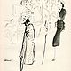 Винтаж: Иллюстрация VOGUE, апрель, 1947 г. (76 лет). Журналы винтажные. Vintagecover. Интернет-магазин Ярмарка Мастеров.  Фото №2