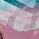 Картина из смолы " Розовый пляж" 40*60см. Картины. Изделия из эпоксидной смолы. Ярмарка Мастеров.  Фото №6