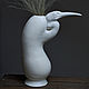 Ceramic Vase Heron. White speckled. Vases. Surglinok. My Livemaster. Фото №6