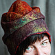 Felted hat 'the Frog Princess'. Caps. Юлия Левшина. Авторский войлок COOLWOOL. My Livemaster. Фото №5