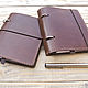 Nominal leather notebook A6 format. Notebooks. Dmitriy Zhuravlev. Online shopping on My Livemaster.  Фото №2