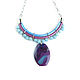 Necklace made of natural stones 'Blue Lake' buy a necklace, Necklace, Moscow,  Фото №1
