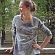 Валяный свитер Jeans light, Свитеры, Москва,  Фото №1