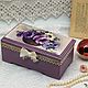 Box in lilac colors flowers. Box. Studio Villa-Oliva. My Livemaster. Фото №6