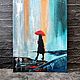 Order Oil painting. Rain in the city. Verana-art. Livemaster. . Pictures Фото №3
