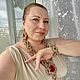 Комплект "Легенда о жар-птице". Комплекты украшений. Украшения Афалина Александра Громова. Ярмарка Мастеров.  Фото №5
