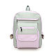  Backpack women's leather gray lilac Wilma Mod. P47 - 141, Backpacks, St. Petersburg,  Фото №1