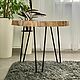Order Table made of sawn poplar with local filling with ep. resin. Custom furniture making U.LOFT. Livemaster. . Tables Фото №3