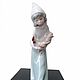 Винтаж: Коллекционная статуэтка Lladro Девочка с петухом фарфор Испания, Статуэтки винтажные, Нижний Новгород,  Фото №1