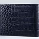 Кошелек-портмоне из натуральной кожи крокодила IMA0958VC45. Портмоне. CrocShop товары из экзотической кожи. Интернет-магазин Ярмарка Мастеров.  Фото №2