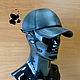 Leather men's soft cap. Baseball cap genuine leather, Caps1, Ekaterinburg,  Фото №1