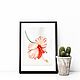 Watercolor Hibiscus. Pictures. natabold. Online shopping on My Livemaster.  Фото №2