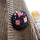 Order Brooch felt with beads "Karlsson on the Roof". Hansa (oxigfashion). Livemaster. . Brooches Фото №3