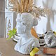 Bust girls from concrete for interior decoration and garden. Figurines. Decor concrete Azov Garden. My Livemaster. Фото №4