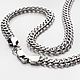 Silver chain with rodding ' Python', Chain, Vladimir,  Фото №1