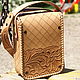 Order Leather shoulder bag 'Beige'. schwanzchen. Livemaster. . Classic Bag Фото №3