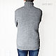 Grey cardigan mens zipper. Sweatshirts for men. CUTE-KNIT by Nata Onipchenko. My Livemaster. Фото №6