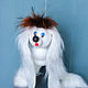 Собака-марионетка на нитях Снежок, Мягкие игрушки, Черемшанка,  Фото №1
