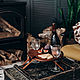 Винный столик со складывающимися ножками из сибирского Кедра #VN3, Подносы, Новокузнецк,  Фото №1