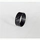 Order Carbon fiber ring 19 x 8. semi-Matt. Wooden jewellery. Livemaster. . Rings Фото №3
