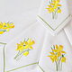 Napkin with embroidery 'Daffodils', Swipe, Moscow,  Фото №1