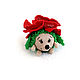 Handmade toys. Mac! Collection ' Flower hedgehogs!'. Stuffed Toys. Cross stitch and beads!. Online shopping on My Livemaster.  Фото №2