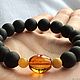 Order Bracelet from Baltic amber series Black amber, olive. Mark Amberstein, sale amber products. Livemaster. . Bead bracelet Фото №3