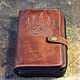 Genuine leather wallet with Bear Paw engraving, Purse, Moscow,  Фото №1