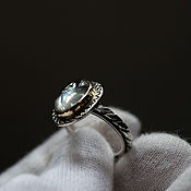 Ring: Star sapphire, Aqua Cosmos