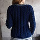 Чтобы лучше рассмотреть модель, нажмите на фото
CUTE-KNIT НатаОнипченко ЯрмаркаМастеров
Купить синий джемпер женский с v-образным вырезом