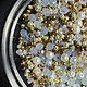 Beads mix 9 White opal 10g, Beads1, Solikamsk,  Фото №1