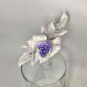 Цветы и флористика handmade. Livemaster - original item Madame violet`s silk rose. Handmade.