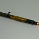 Gift pen stylized Mosin rifle. Fittings made of bronze jewelry. The stable wood `tamarind` polished to a mirror Shine.
