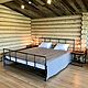 Order A bed made of VGP pipes in the Loft style (project 'Spasskoye Estate'). uloft. Livemaster. . Bed Фото №3
